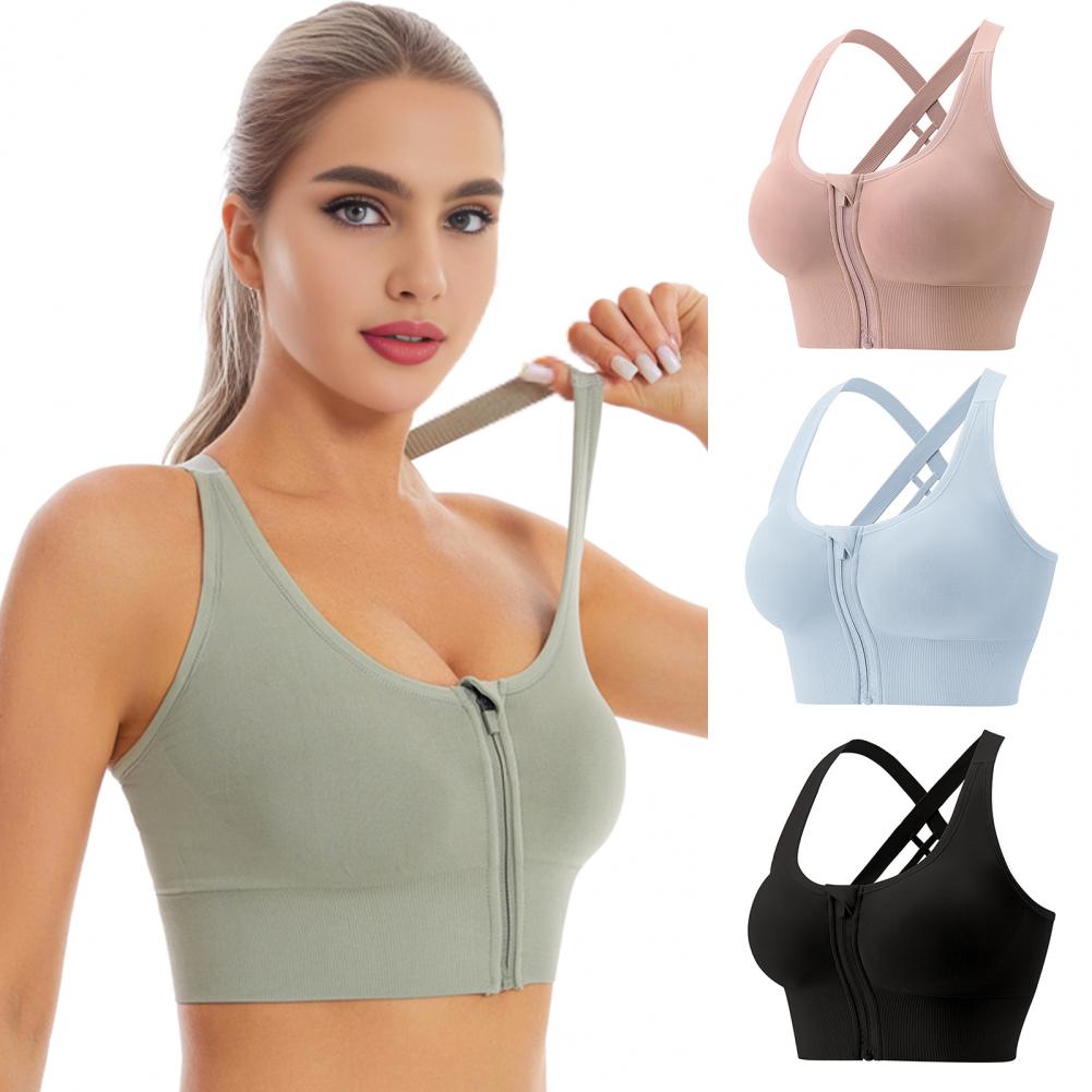 Sujetador deportivo inalámbric - Sports Bra Racerback reseña y precio